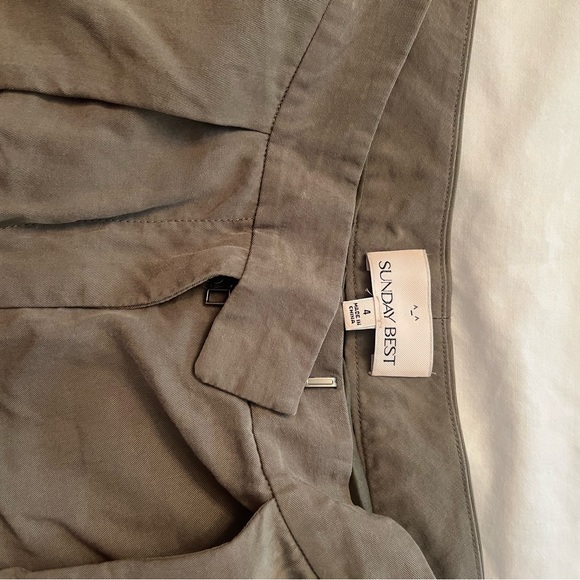 SUNDAY BEST Low Rise Khaki Shorts - Picture 4 of 6